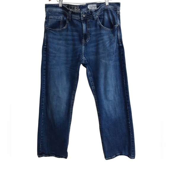 Tk Axel men's jean slim boot Bleu 38X32 casual office y2k retro - Picture 1 of 9